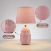 New two-color bow wabi-sabi style ceramic table lamp, starting from 36 pieces per piece Application Scenario